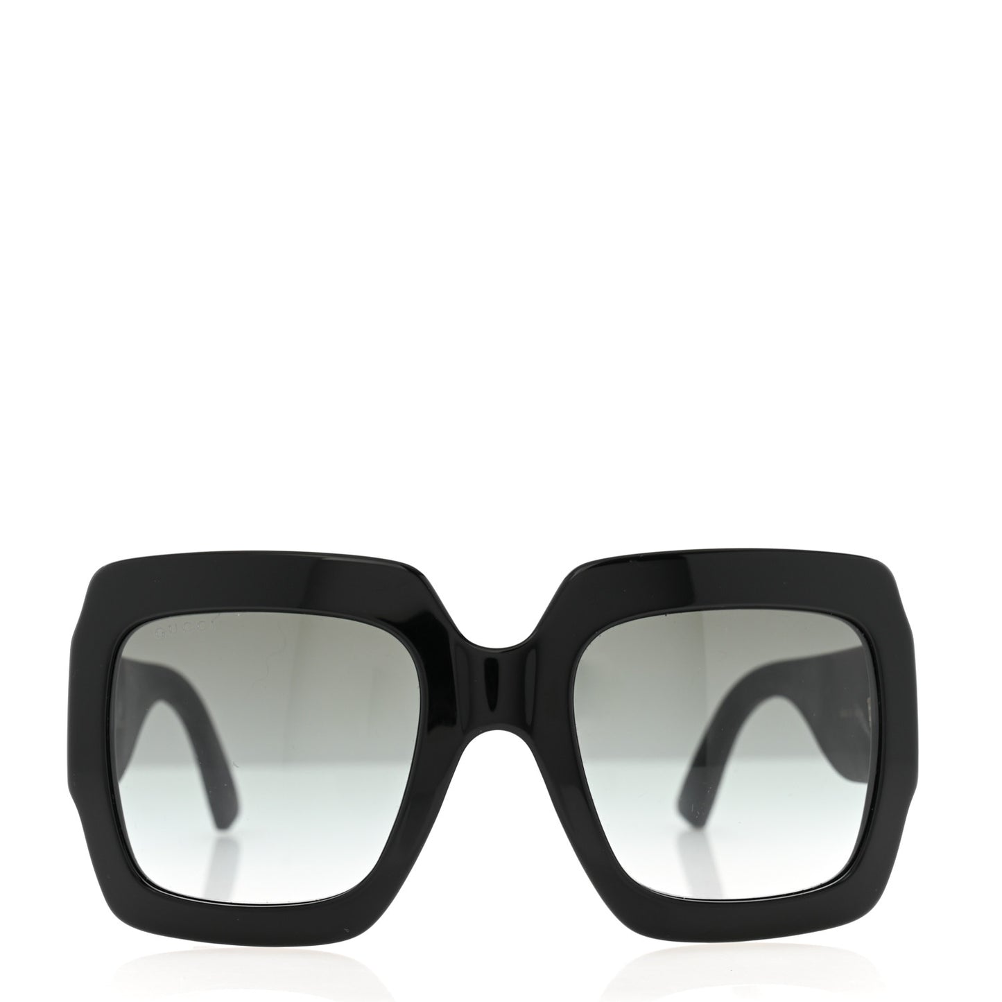 Square Frame GG0102S Sunglasses Glitter Black
