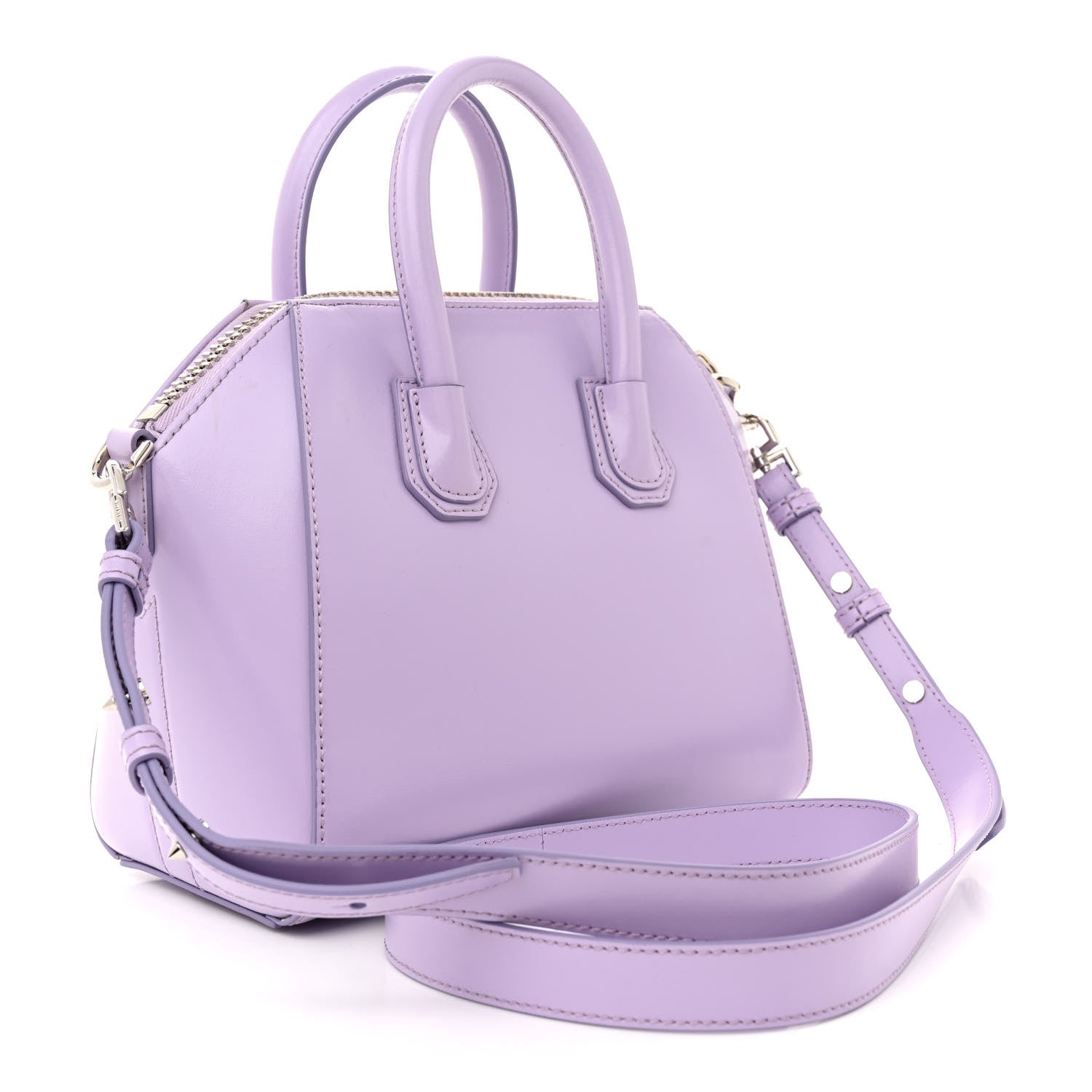 Givenchy Shiny Lord Calfskin Mini Antigona Lilac 3 of 14