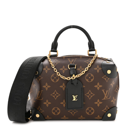 Louis Vuitton Monogram Petite Malle Souple Black 1 of 10