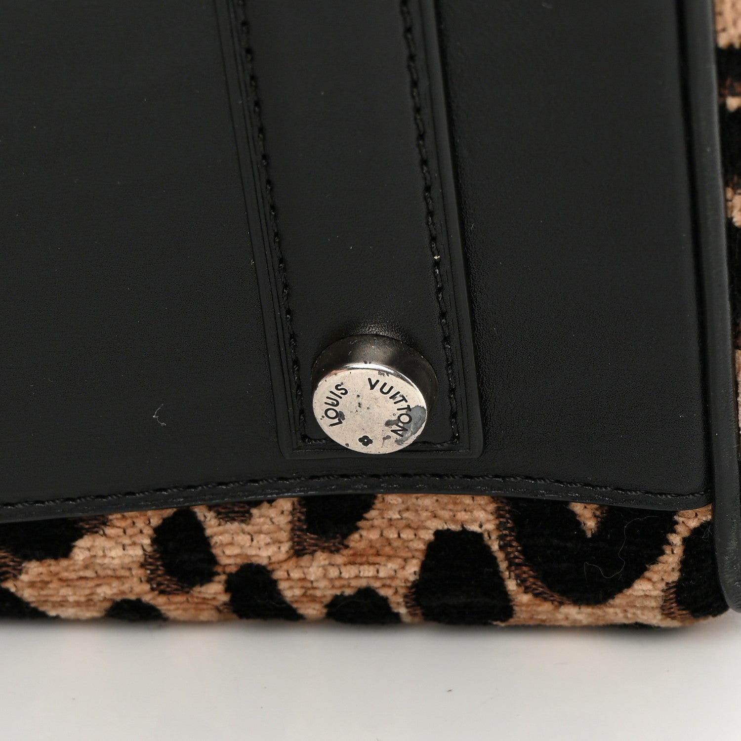 Louis Vuitton Jacquard Velvet Leopard Print Stephen Sprouse Speedy 16 of 16