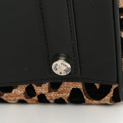 Louis Vuitton Jacquard Velvet Leopard Print Stephen Sprouse Speedy 16 of 16