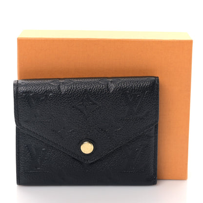 Louis Vuitton Empreinte Victorine Wallet Black 9 of 9