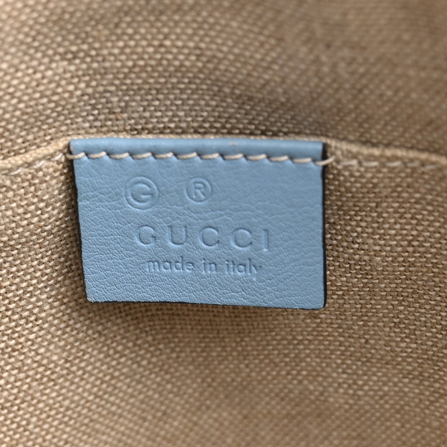 Microguccissima Mini Dome Bag Mineral Blue