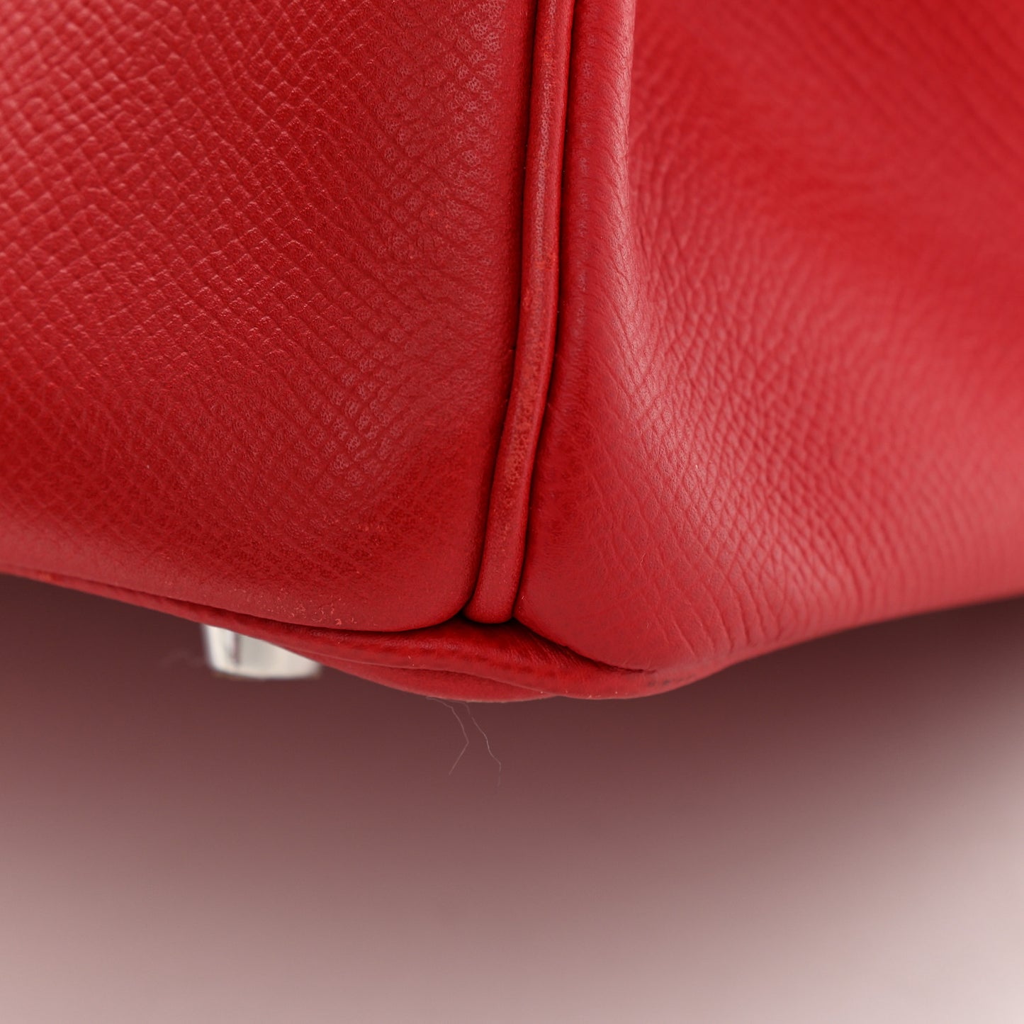 Epsom Birkin 30 Rouge Casaque