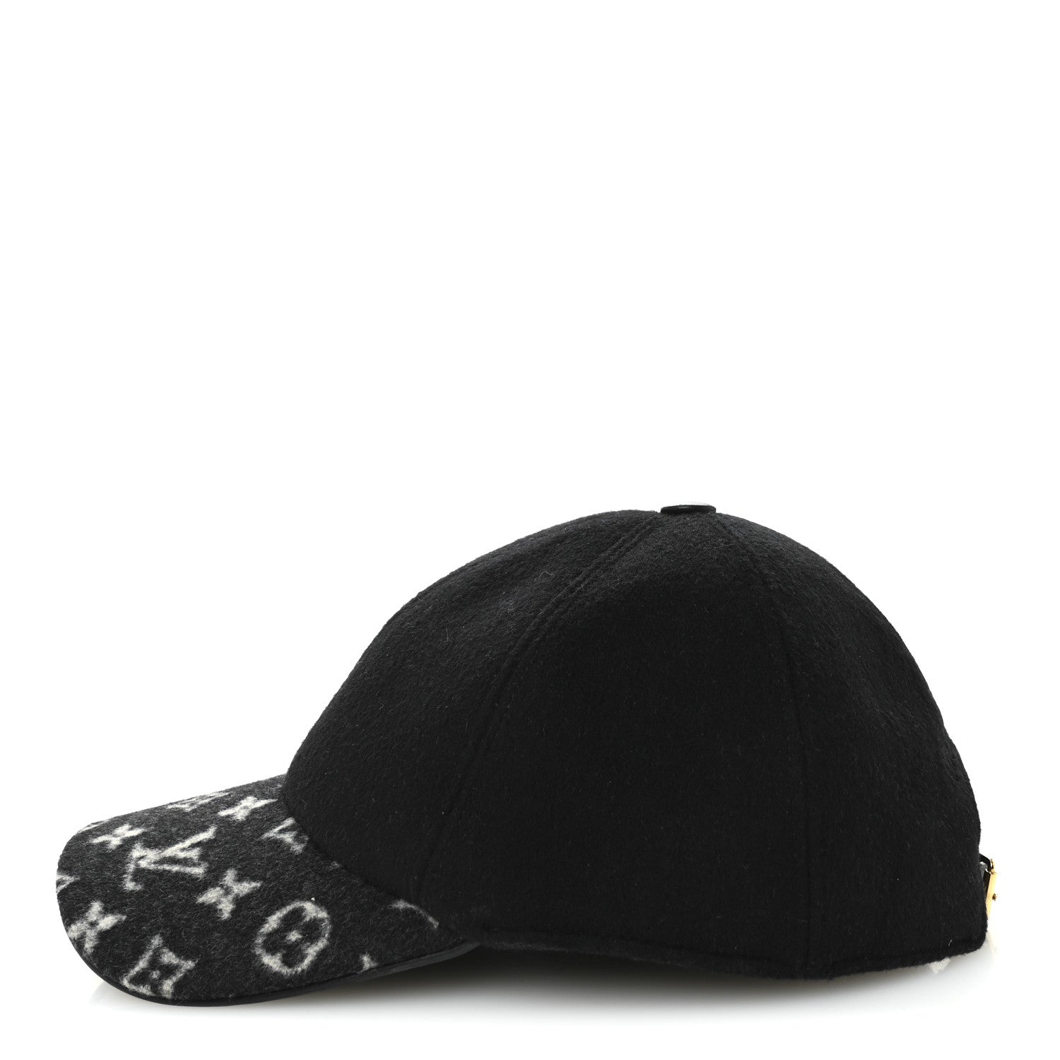 Louis Vuitton Wool Silk Monogram Endless Cap L Black 4 of 9
