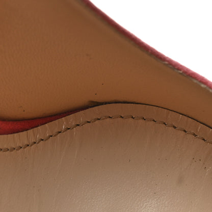 Prada Camoscio Basic 90mm Pumps 37 Geranio 9 of 10