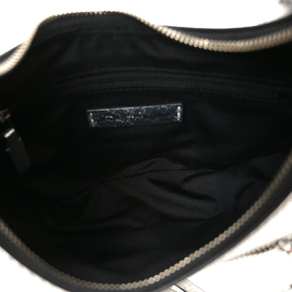 Marc Jacobs Crinkled Calfskin Crusier Crescent Bag Silver 5 of 9