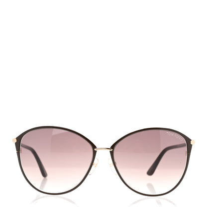 Tom Ford Penelope Vintage Round Sunglasses TF320 Brown 2 of 9