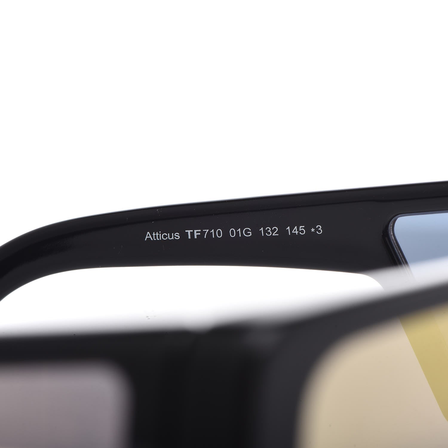 Tom Ford Square Atticus Sunglasses TF710 Black Gold 5 of 8