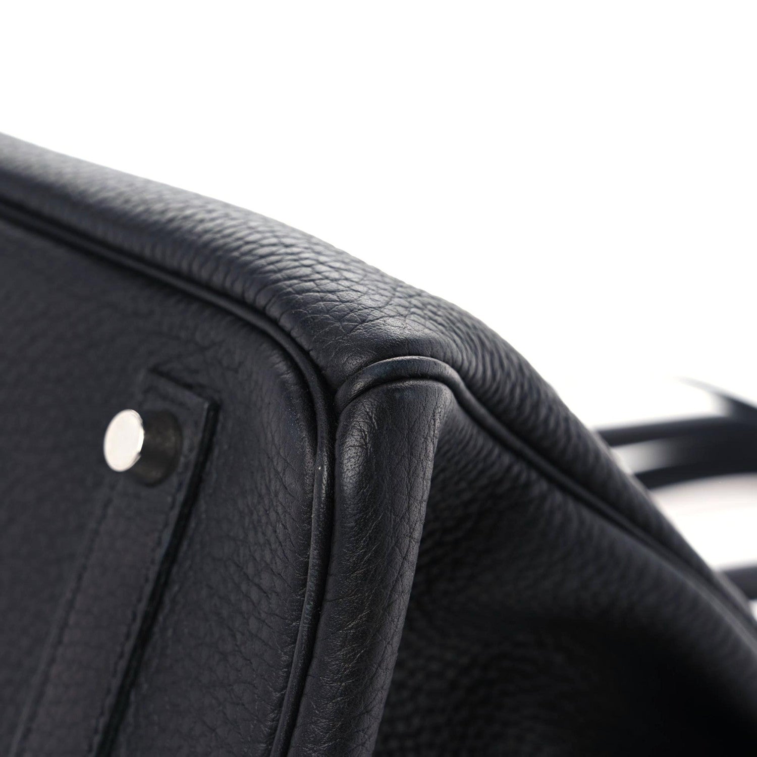 Hermes Taurillon Clemence Birkin 35 Black 6 of 15