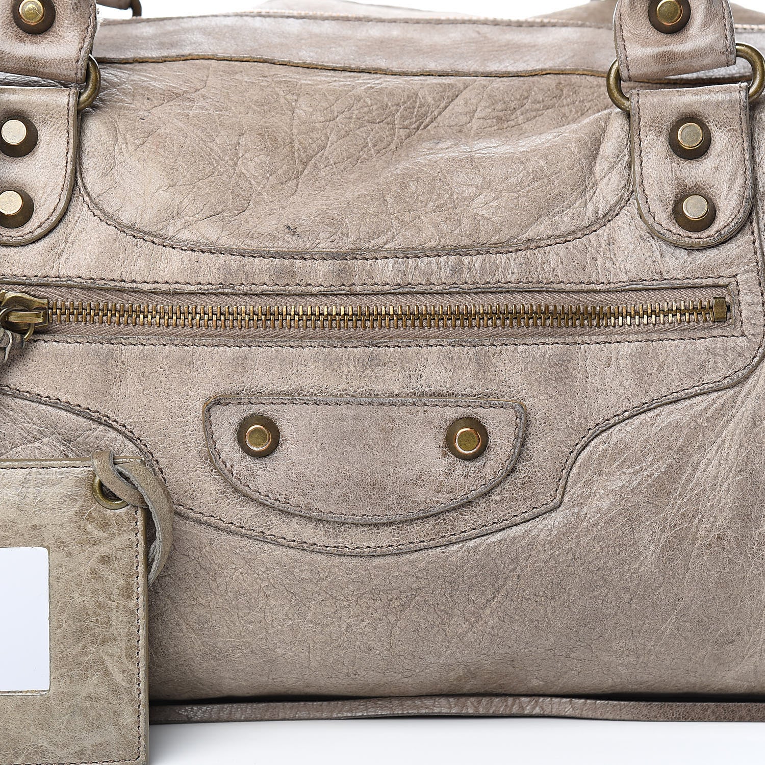Balenciaga Agneau Classic Hardware Twiggy Taupe 17 of 17
