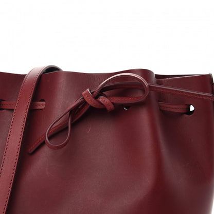 Mansur Gavriel Calfskin Mini Bucket Bag Bordeaux 8 of 10