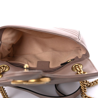 Gucci Calfskin Matelasse Small GG Marmont Shoulder Bag Porcelain Rose 5 of 10
