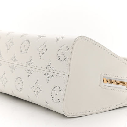 Louis Vuitton Calfskin Embossed Monogram OnTheGo East West White 9 of 10
