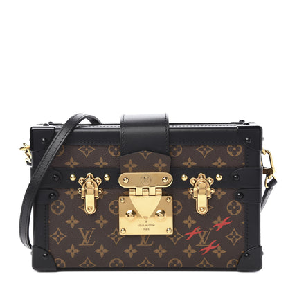 Louis Vuitton Monogram Petite Malle Black 1 of 10