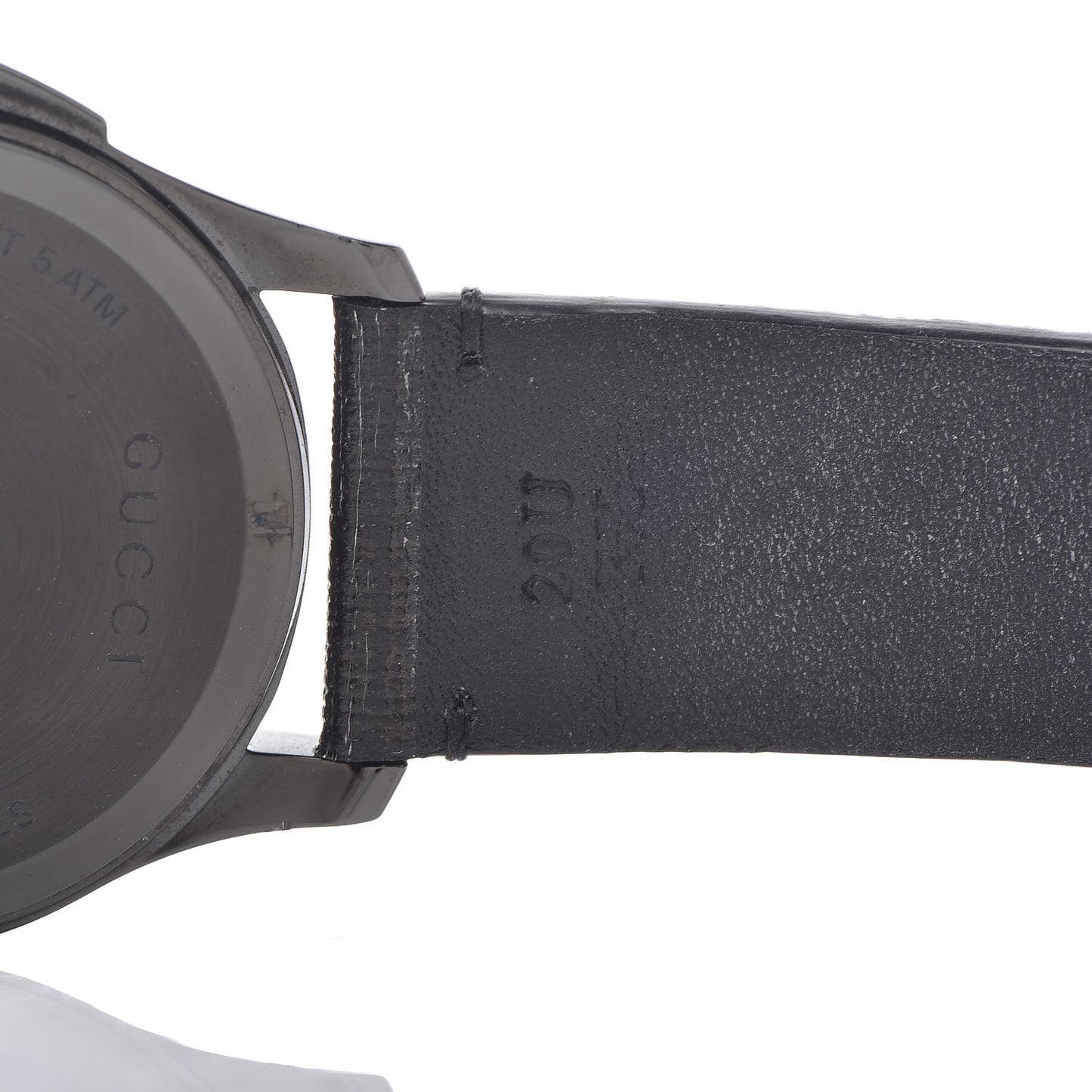 PVD Stainless Steel Canvas 38mm G-Timeless GucciGhost Quartz Watch Black