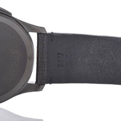 Gucci PVD Stainless Steel Canvas 38mm G-Timeless GucciGhost Quartz Watch Black 6 of 7