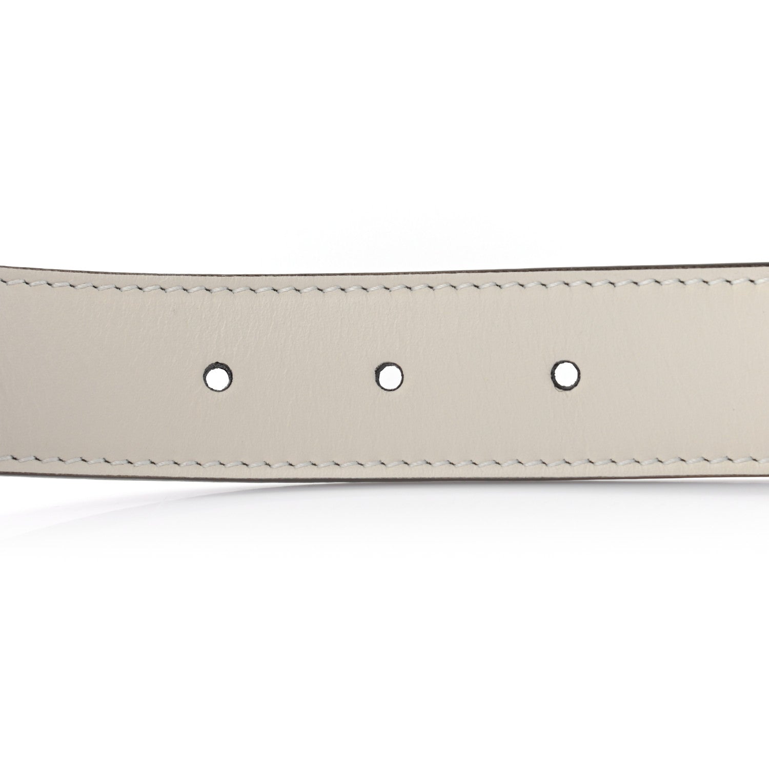 Gucci Moon Calfskin Zumi 30mm Belt 105 42 Off White 3 of 5