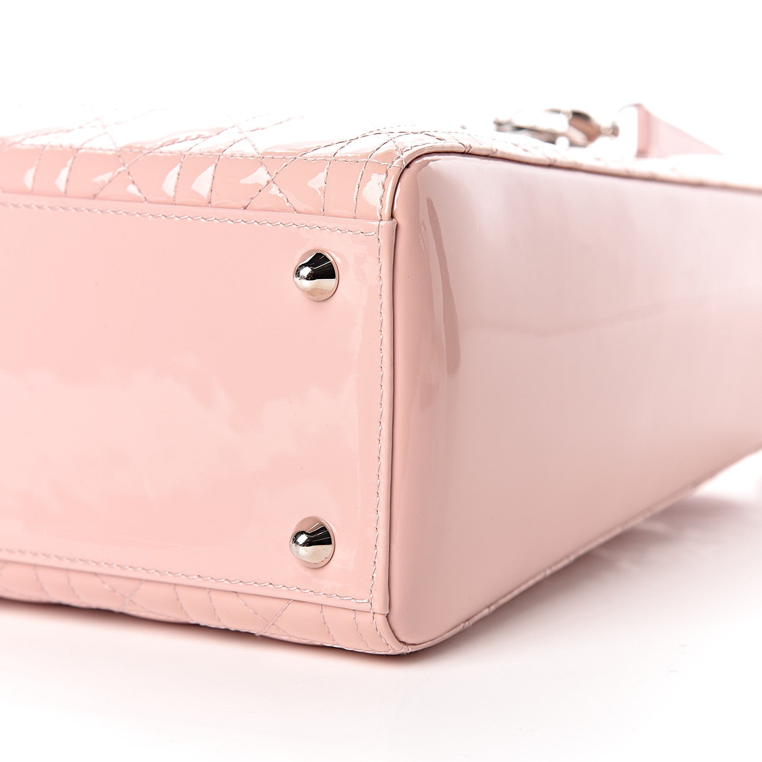 Christian Dior Patent Cannage Large Lady Dior Light Pink 11 of 11