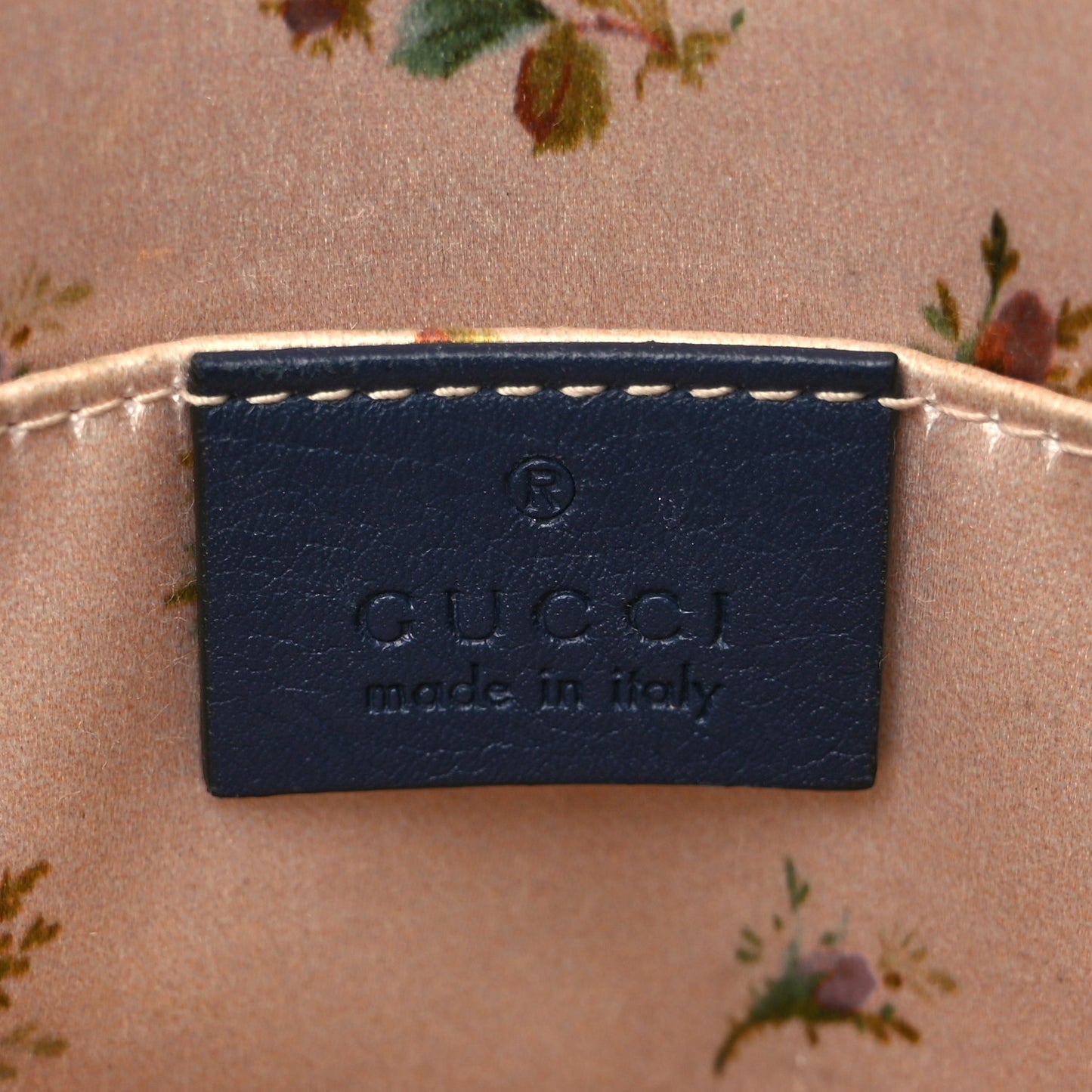 Denim Matelasse Mini Pearly GG Marmont Shoulder Bag Blue