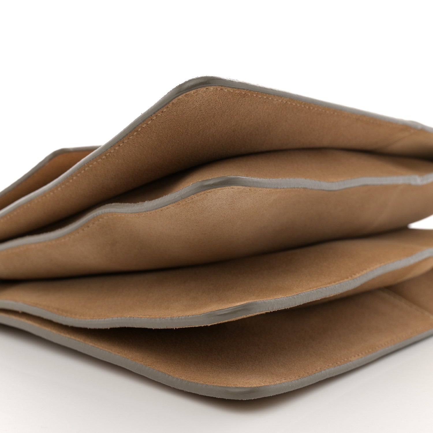 Chloe Snakeskin Suede Medium Faye Shoulder Bag Desert Beige 9 of 13