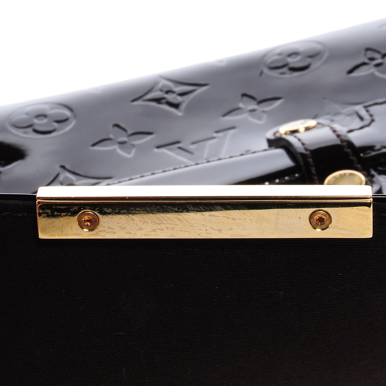 Louis Vuitton Vernis Robertson Clutch Amarante 5 of 9