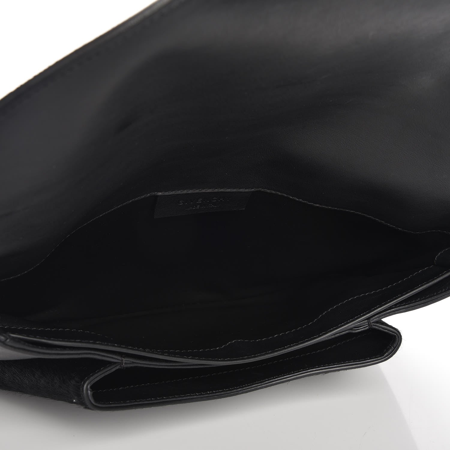 Givenchy Calf Hair Smooth Calfskin Medium Antigona Envelope Clutch Black 5 of 7