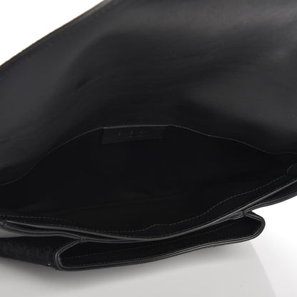 Givenchy Calf Hair Smooth Calfskin Medium Antigona Envelope Clutch Black 5 of 7