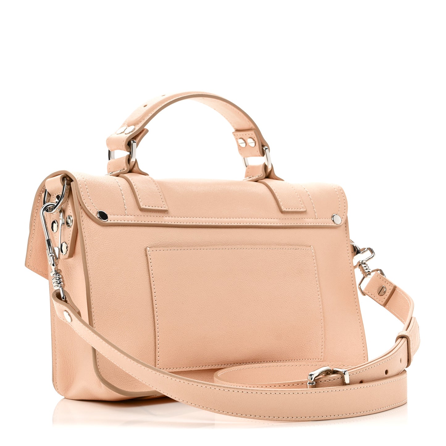Lambskin Tiny PS1 Satchel Peach