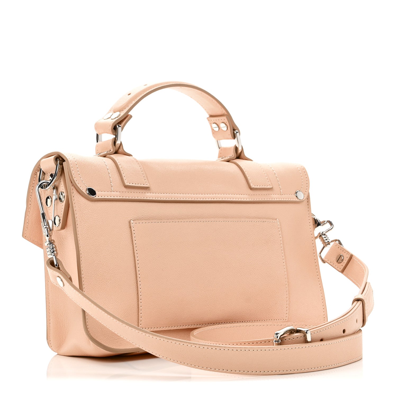 Proenza Schouler Lambskin Tiny PS1 Satchel Peach 3 of 10
