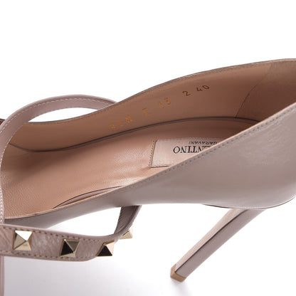 Valentino Garavani Nappa Rockstud Studwrap Strap 105mm Pumps 40 Poudre 8 of 9