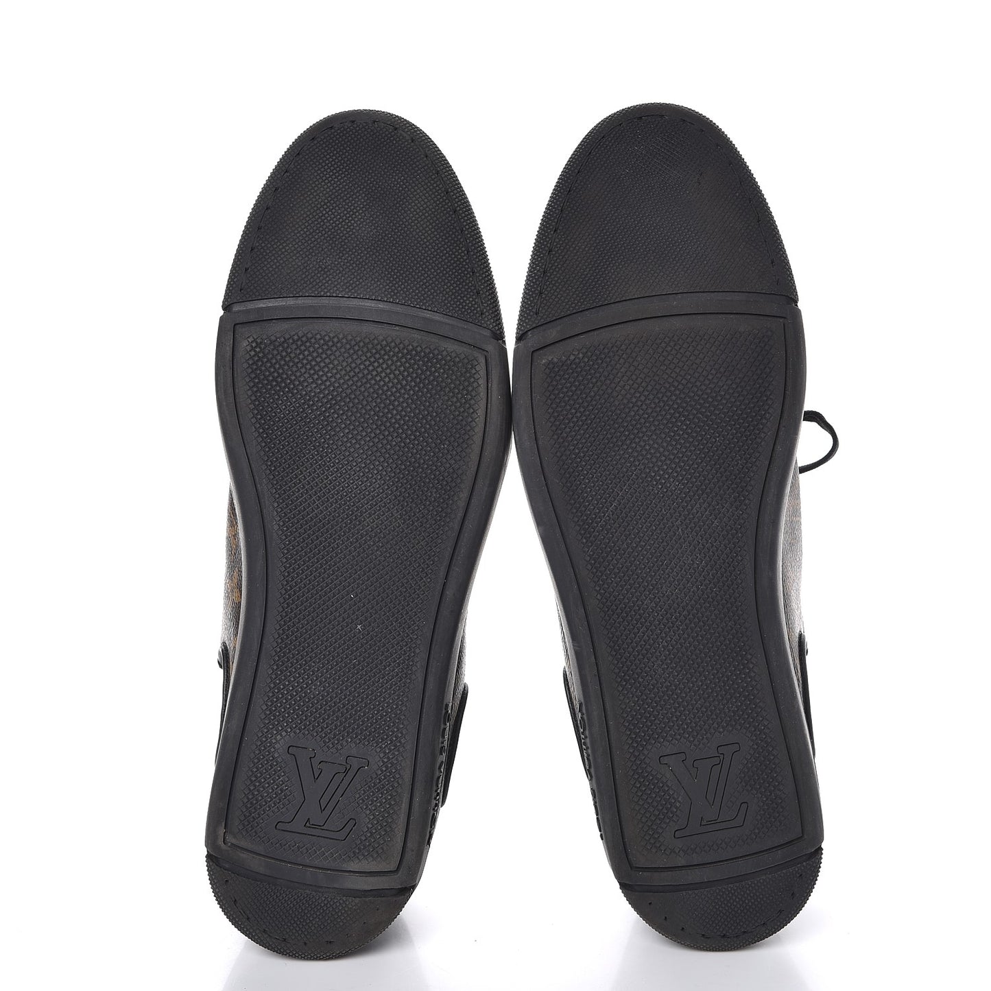 Calfskin Monogram Slalom Sneakers 9 Black