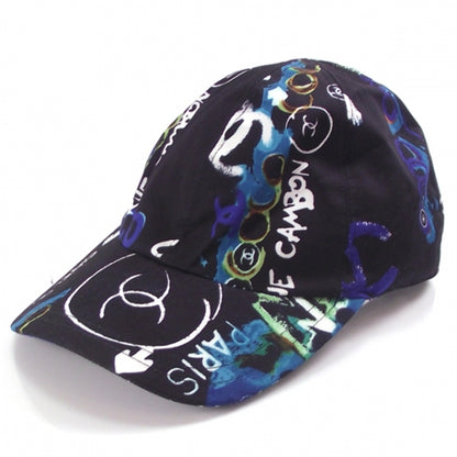 Chanel Canvas Graffiti Baseball Cap 1 of 4