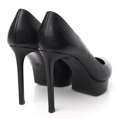 Saint Laurent Grain de Poudre Classic Janis 80 Escarpin Pumps 36 Black 4 of 9