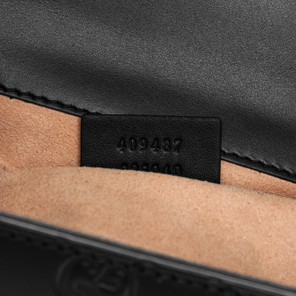 Gucci Guccissima Small Padlock Shoulder Bag Black 7 of 7