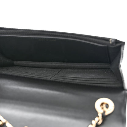 Chanel Lambskin Quilted Trendy CC Wallet On Chain WOC Black 5 of 12
