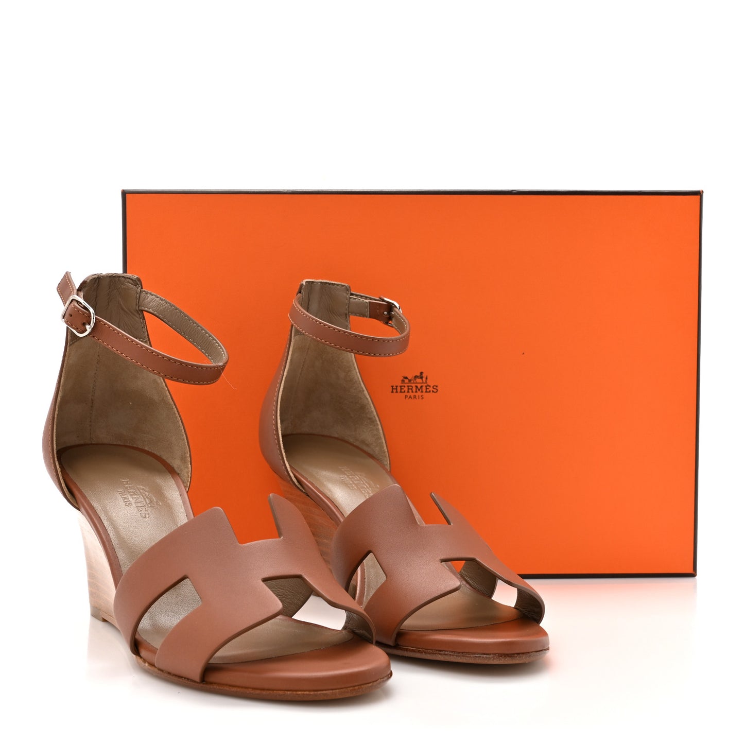 Calfskin Legend Wedge Sandals 36
