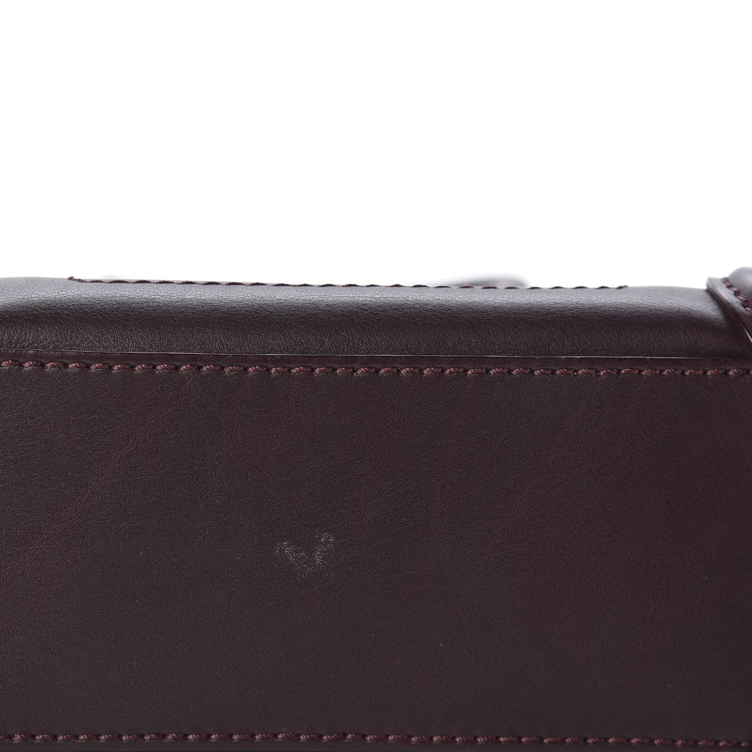 Celine Smooth Calfskin Nano Luggage Burgundy 7 of 10