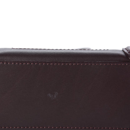 Celine Smooth Calfskin Nano Luggage Burgundy 7 of 10