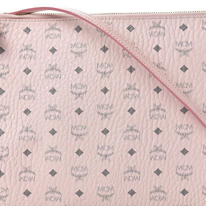 MCM Visetos Medium Crossbody Pouch Powder Pink 7 of 11