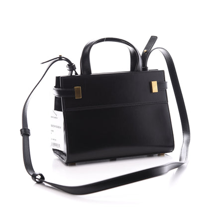 Saint Laurent Smooth Calfskin Manhattan Nano Shopper Tote Black 2 of 8