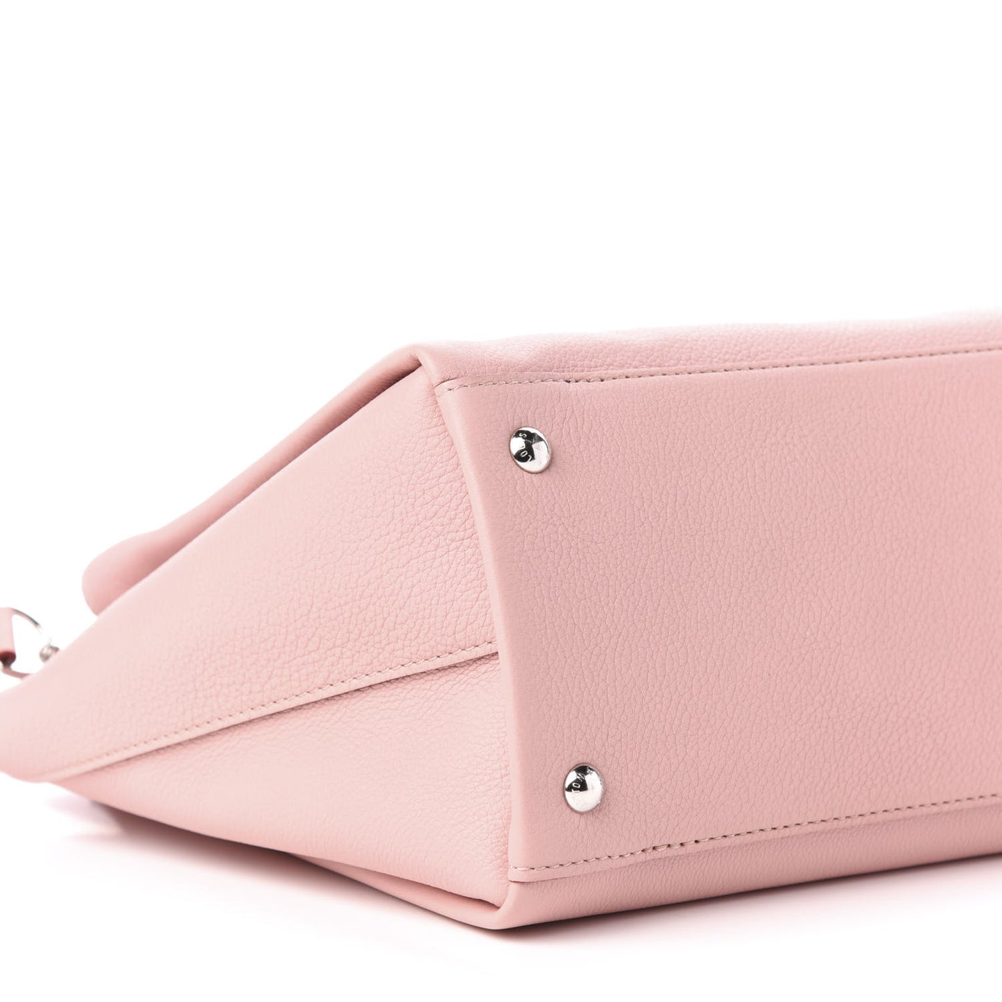 Calfskin Lockmeto Rose Poudre