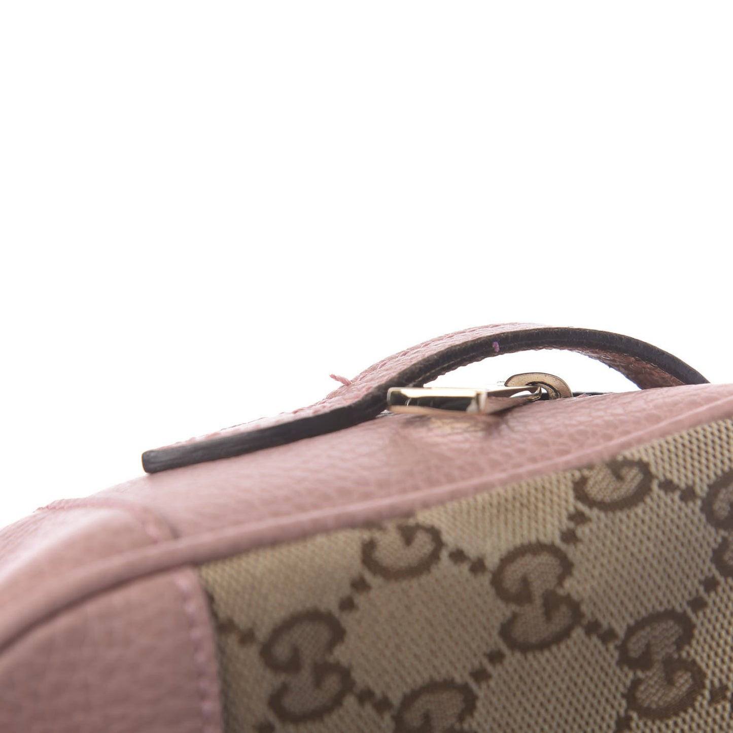 Monogram Mini Bree Messenger Bag Beige Soft Pink