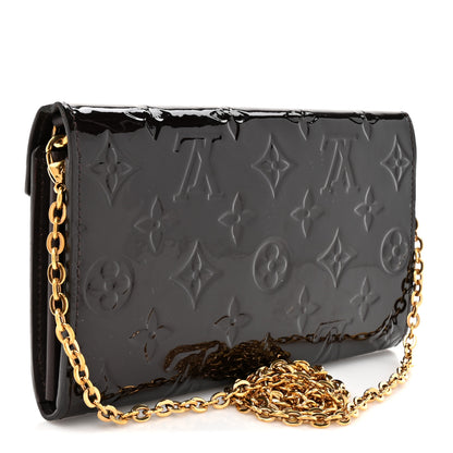 Louis Vuitton Vernis Mira MV Chain Wallet Amarante 2 of 12