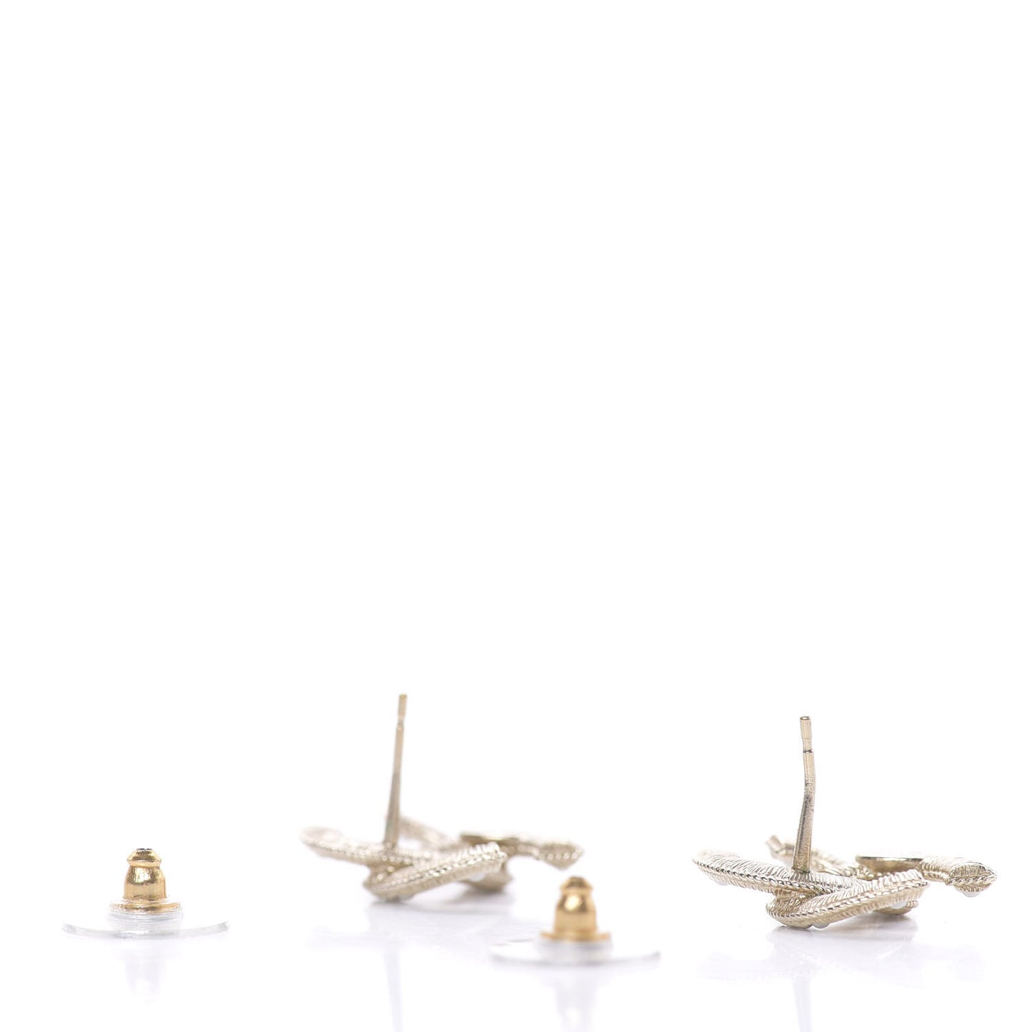 Pearl CC Earrings Gold