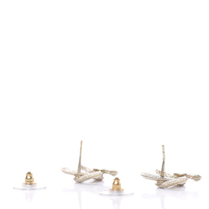 Chanel Pearl CC Earrings Gold 3 of 5