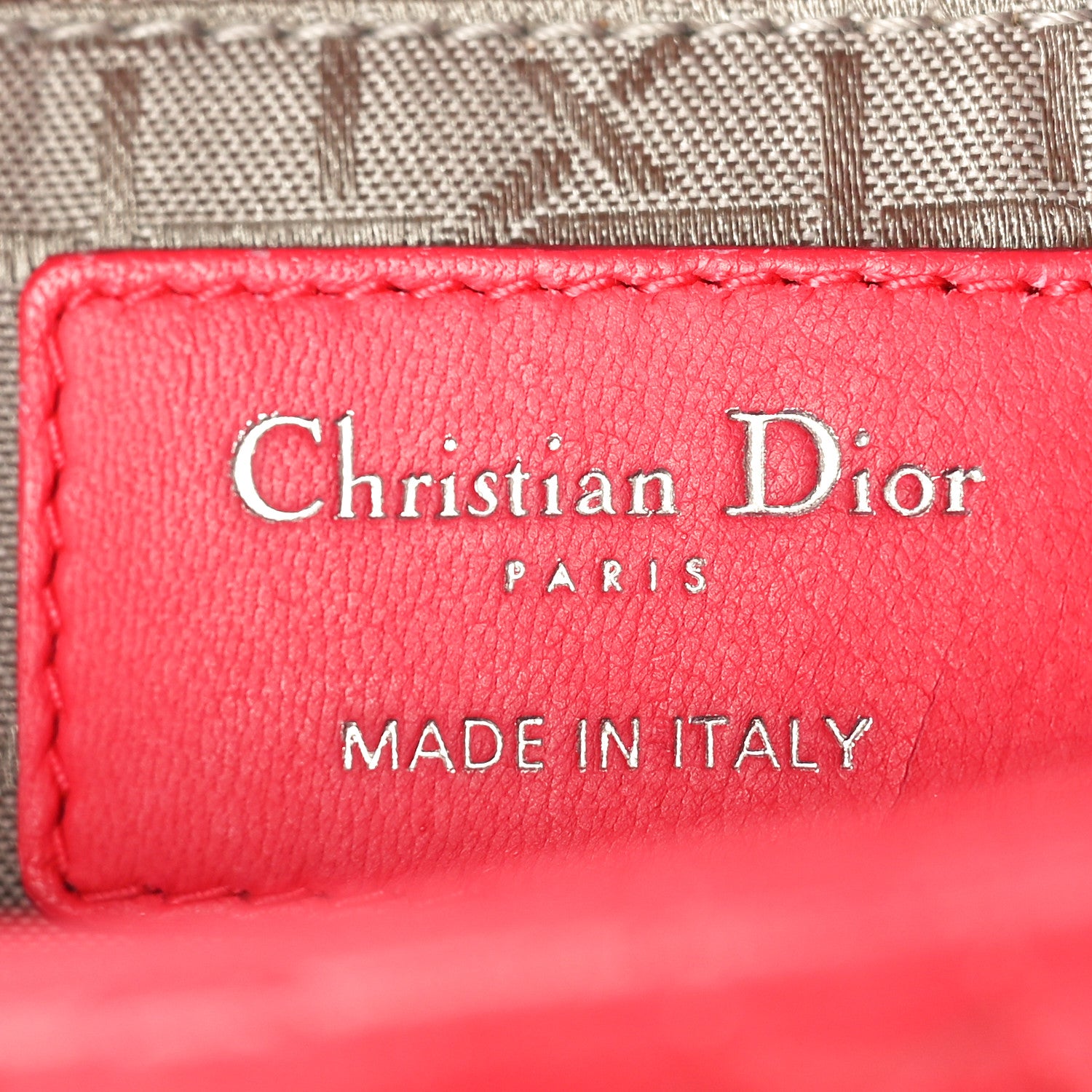 Christian Dior Lambskin Cannage Mini Lady Dior Fuchsia 6 of 10