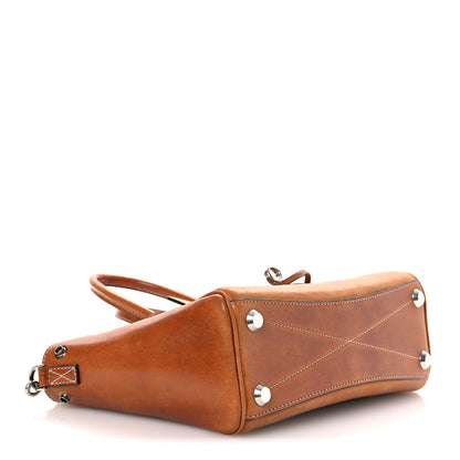 Balenciaga Vegetable Tanned Lambskin Mini Bel Air Carry All Bag Tan Cowboy 4 of 10