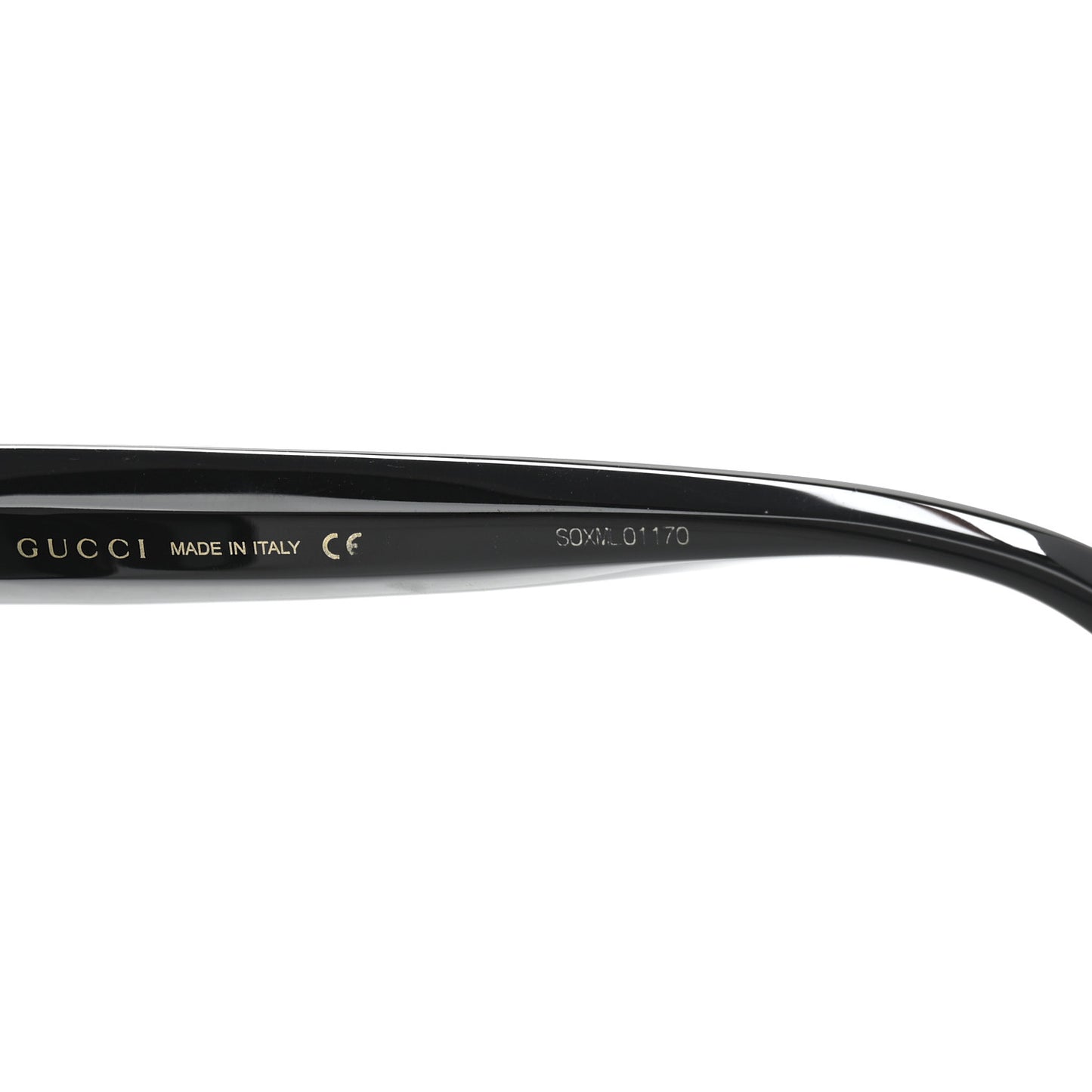 Round Frame Star Sunglasses GG0208S Black