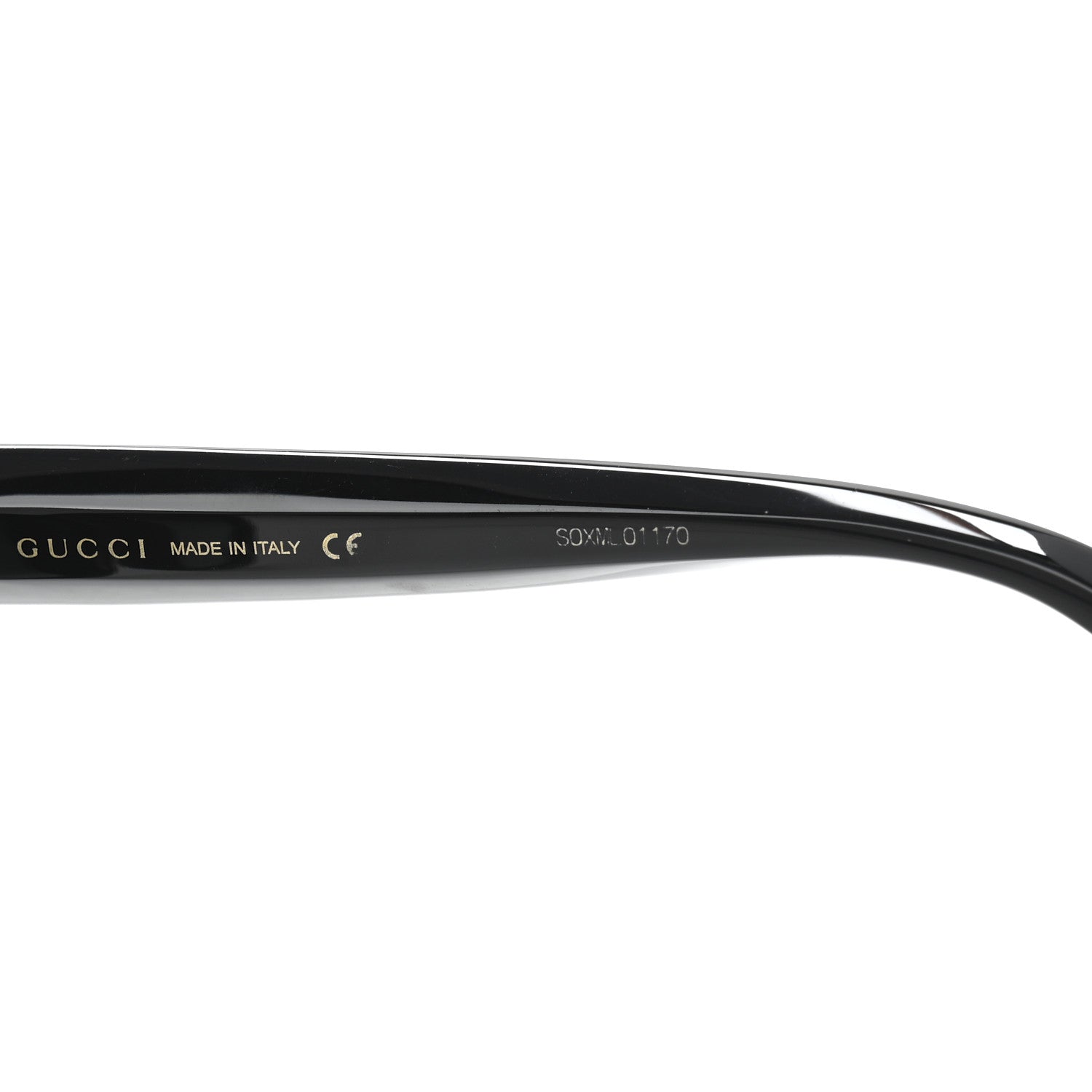 Gucci Round Frame Star Sunglasses GG0208S Black 5 of 9